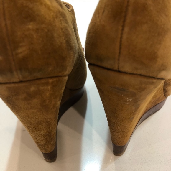 Michael Kors Suede Wedge Shoes - Picture 6 of 7